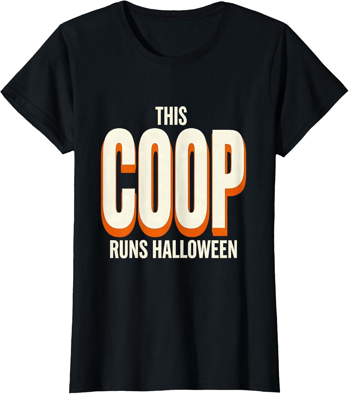 This Coop Runs Halloween Funny Chicken Lover Halloween T-Shirt - Black