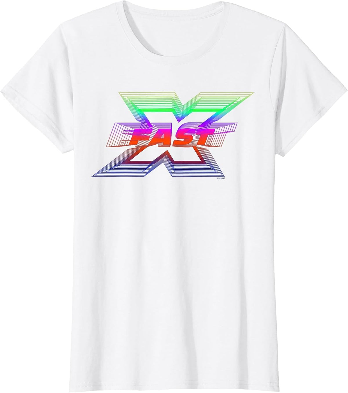Fast X Gradient Logo T-Shirt - White
