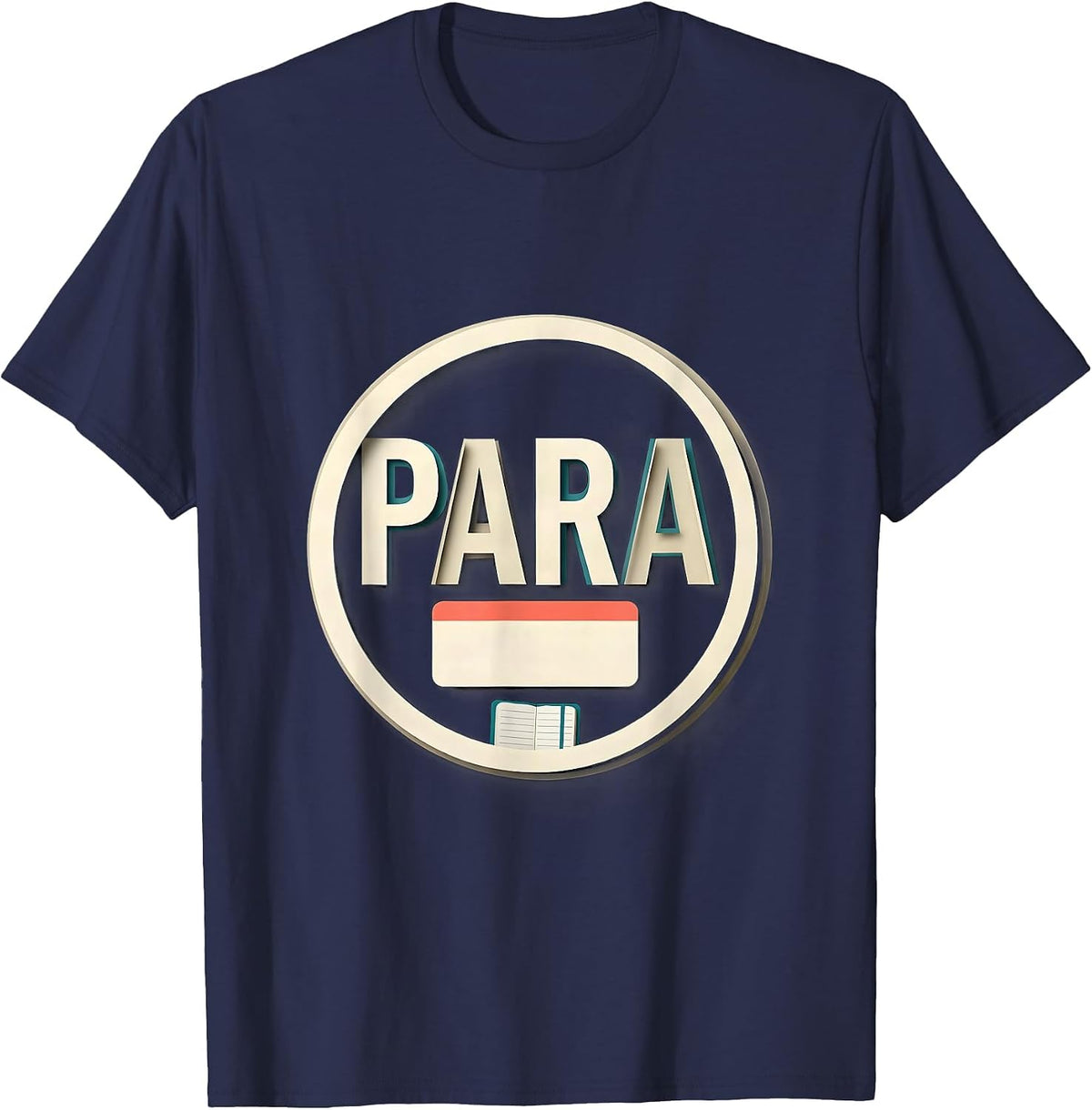 Para Funny Paraprofessional Paraeducator School Support T-Shirt - Navy Blue
