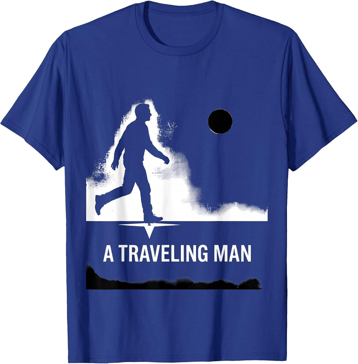 Men's A Traveling Man Freemason Masonic Brotherhood Pride T-Shirt - Royal Blue
