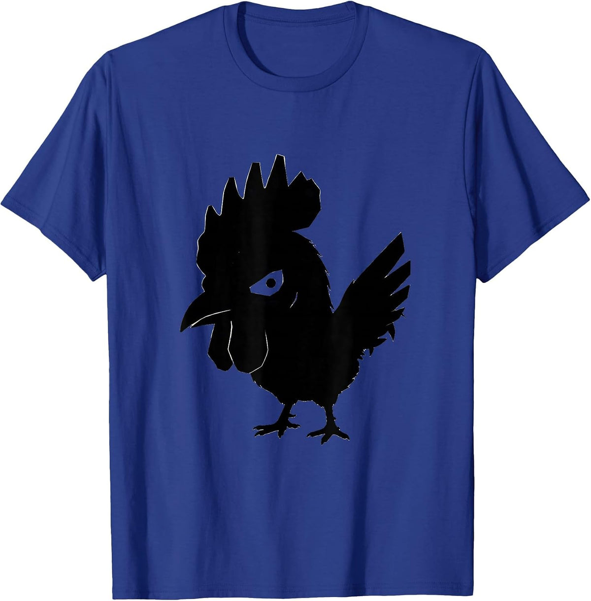 Men's Chicken Head Funny Chicken Lover Farm Animal Humor T-Shirt - Royal Blue