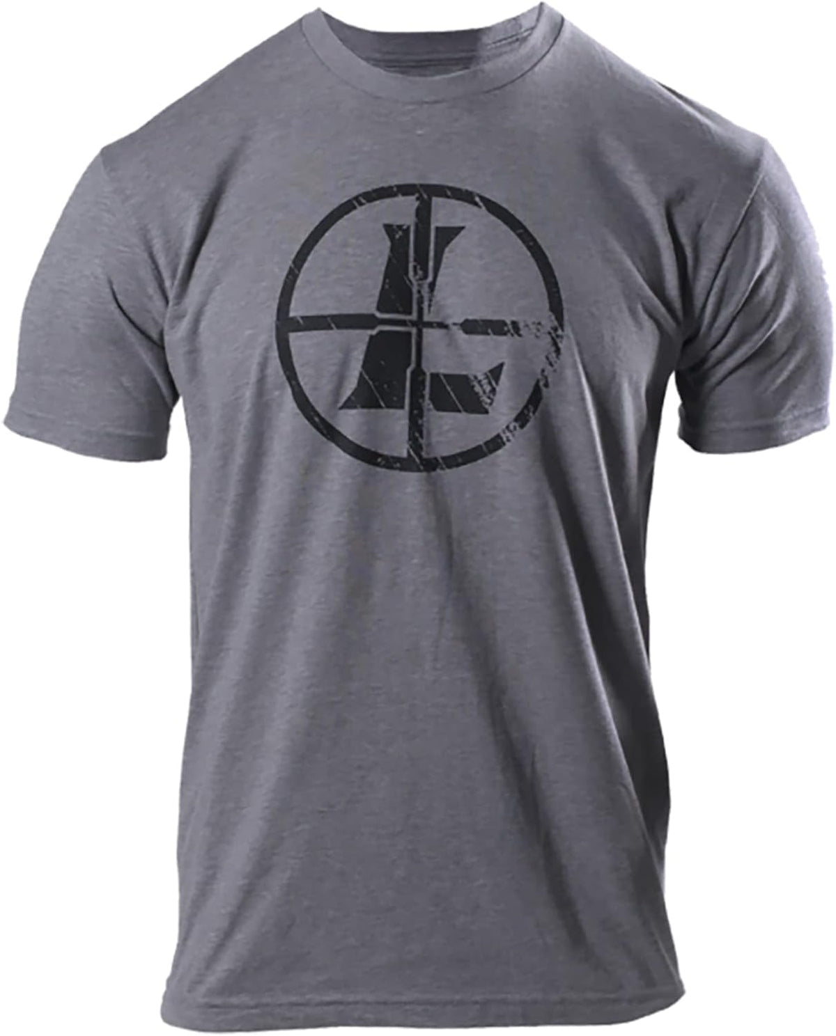 Leupold Distressed Reticle Tee - Heather Gray