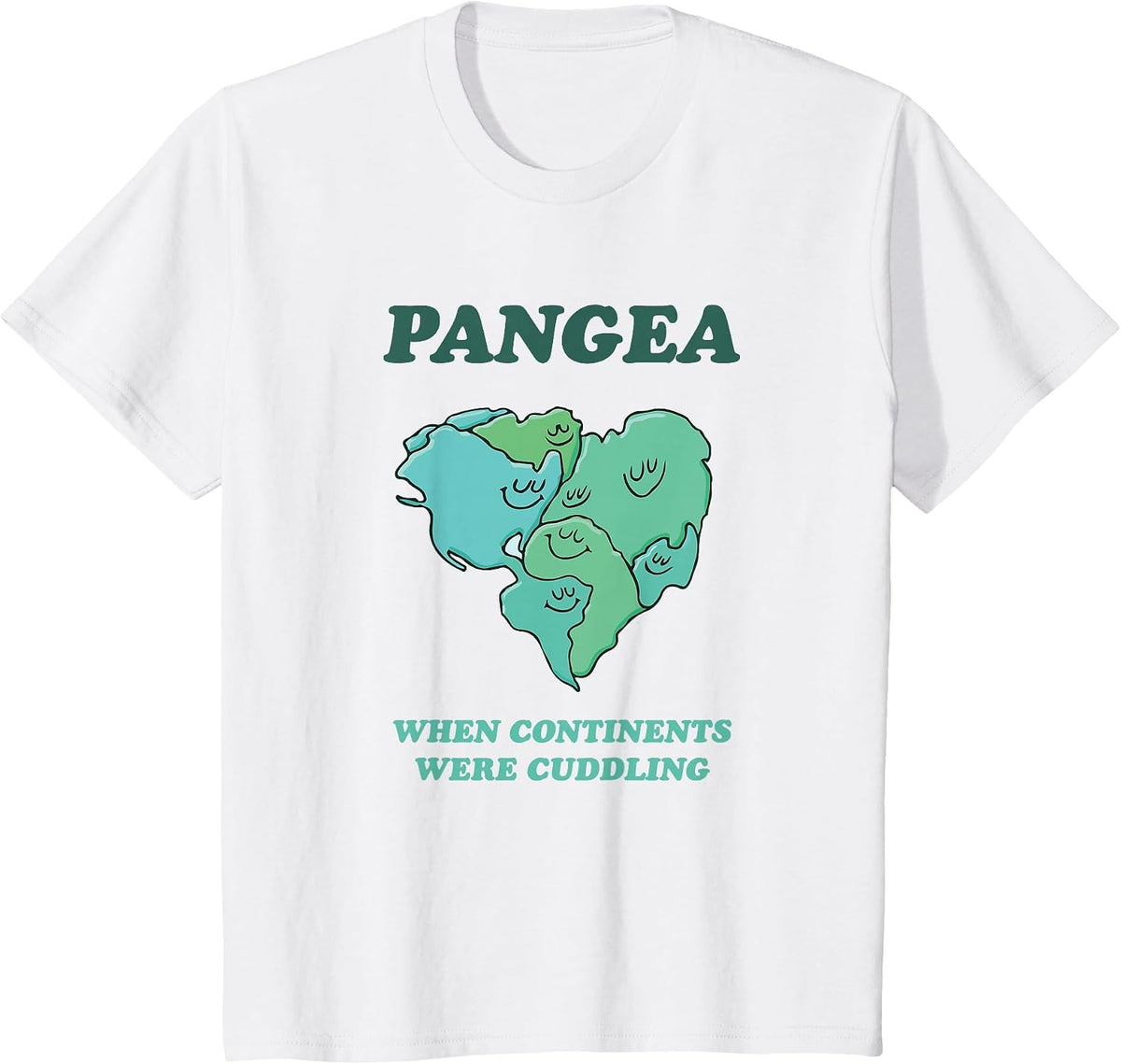 Reunite Pangea Funny Geology T-Shirt for Geologist T-Shirt - White