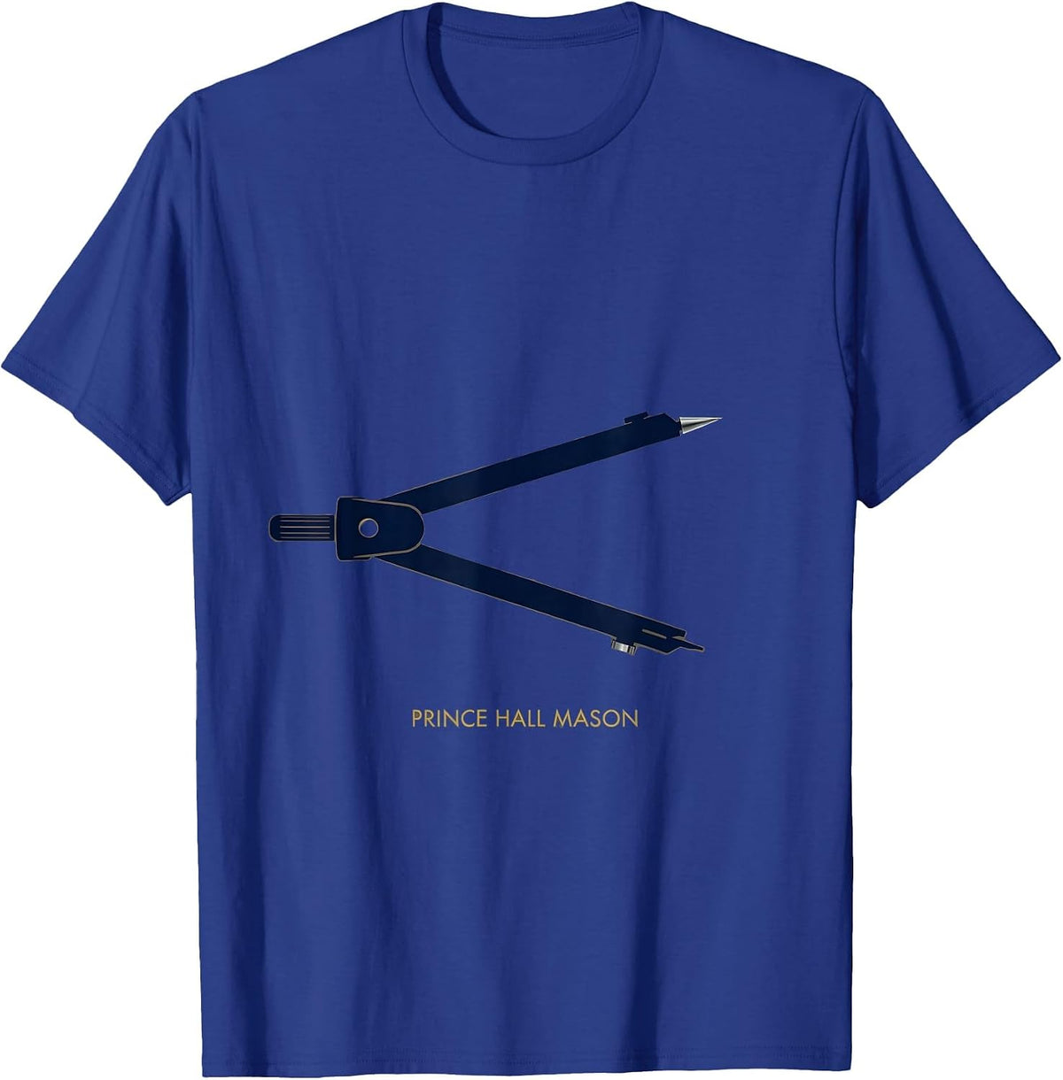 Men's Prince Hall Mason Fraternal Pride Masonic Brotherhood T-Shirt - Royal Blue