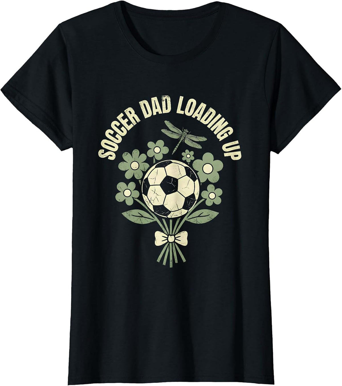 Soccer Dad Loading Up Boys Soccer Design T-Shirt - Black
