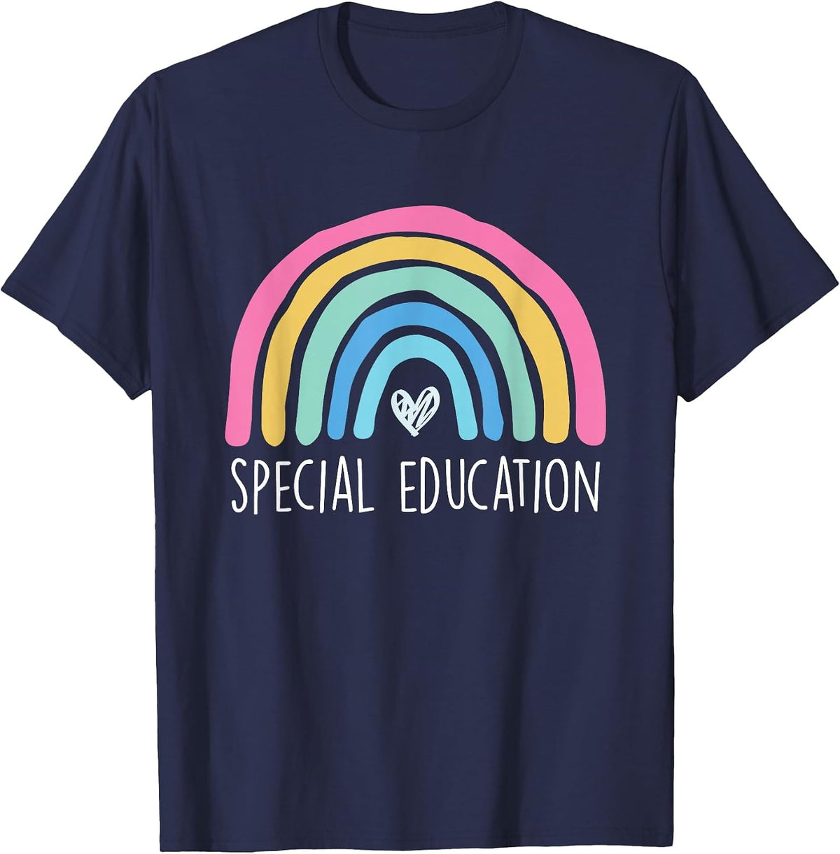 Special Education Sepd Teacher Paraprofessional Speducator T-Shirt - Navy Blue