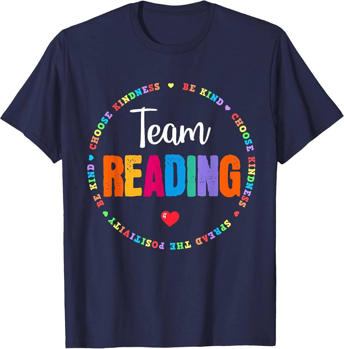 Reading Coach Teacher Interventionist Specialist Literacy T-Shirt - Navy Blue