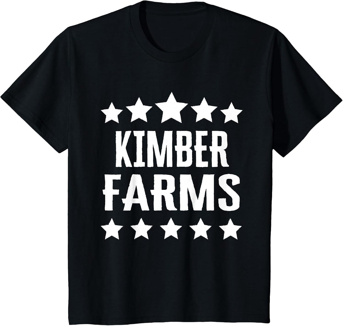 Kimber Farms Family Reunion Squad First Last Name T-Shirt - Black