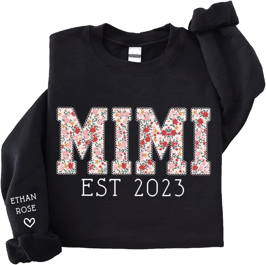Embroidered Sweatshirt - Grandma Shirt for Mothers Day - A03