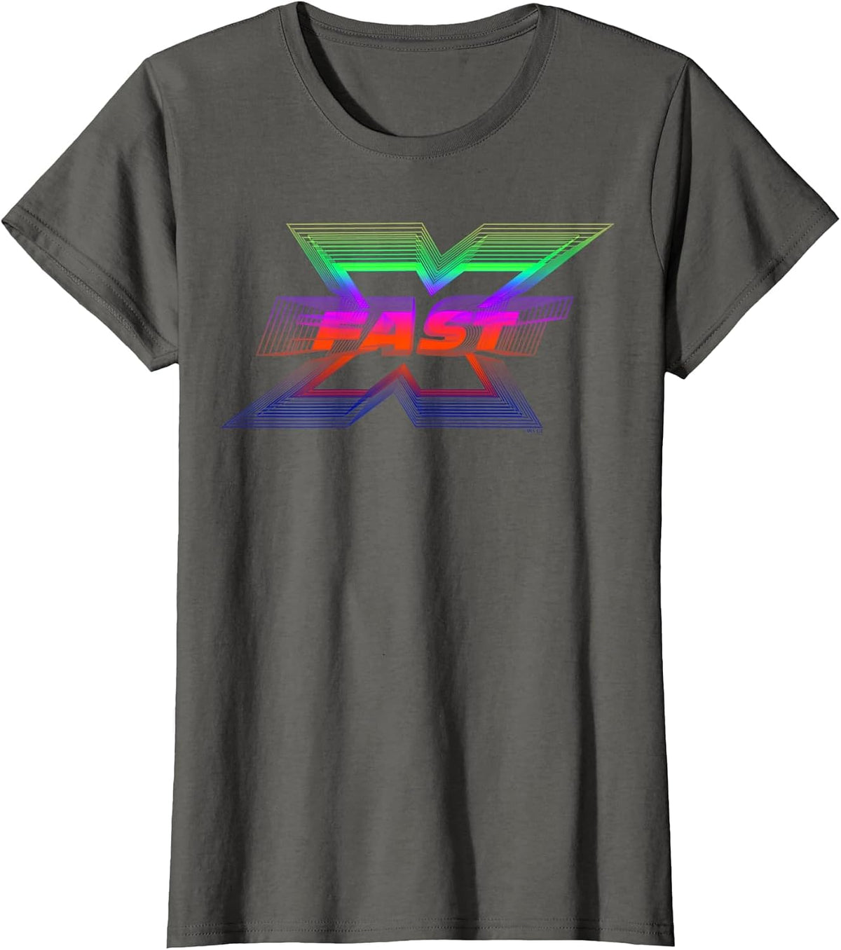 Fast X Gradient Logo T-Shirt - Asphalt Grey