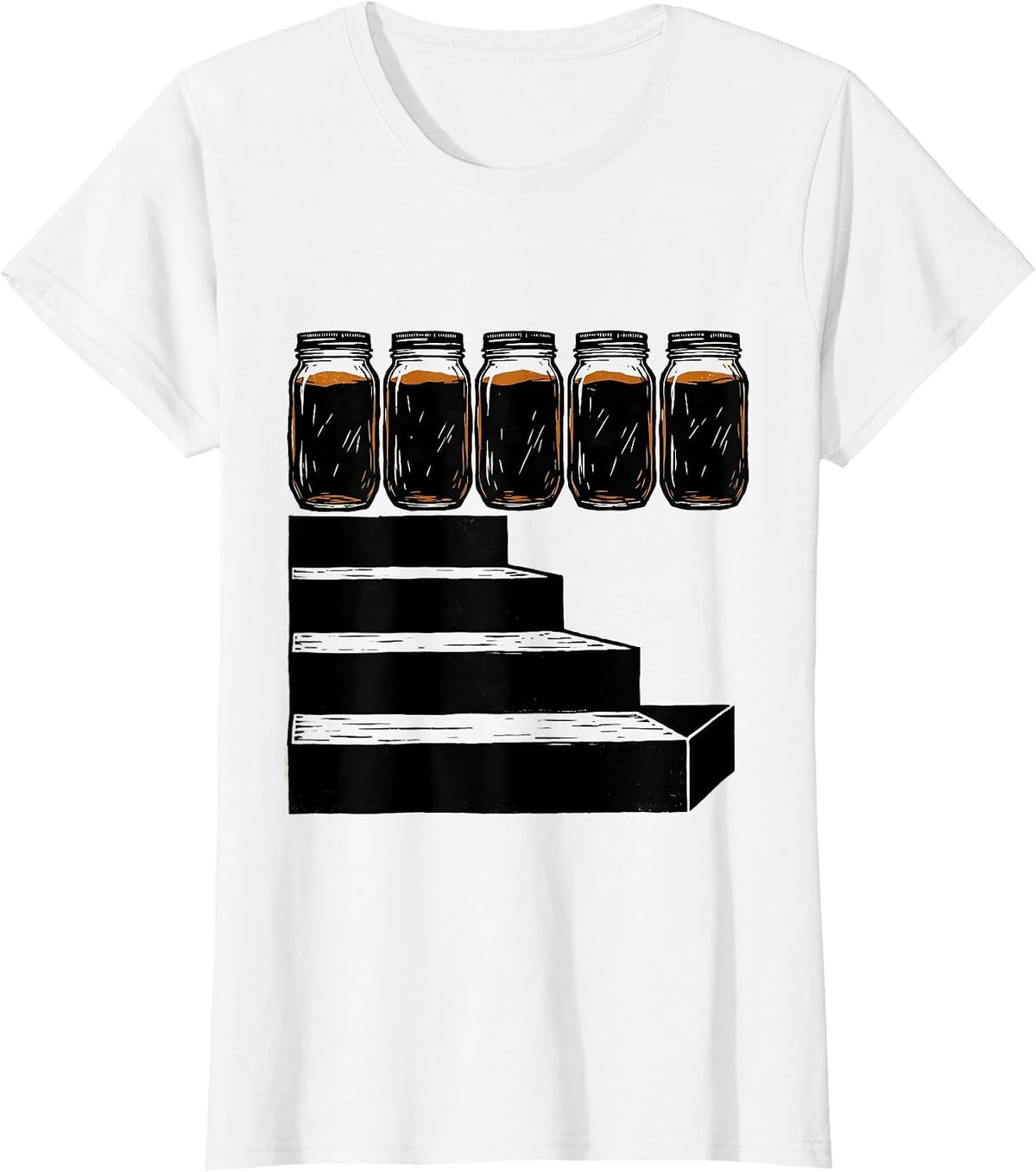 Sweet Tea Mason Jar Southern Pride College Fan T-Shirt - White