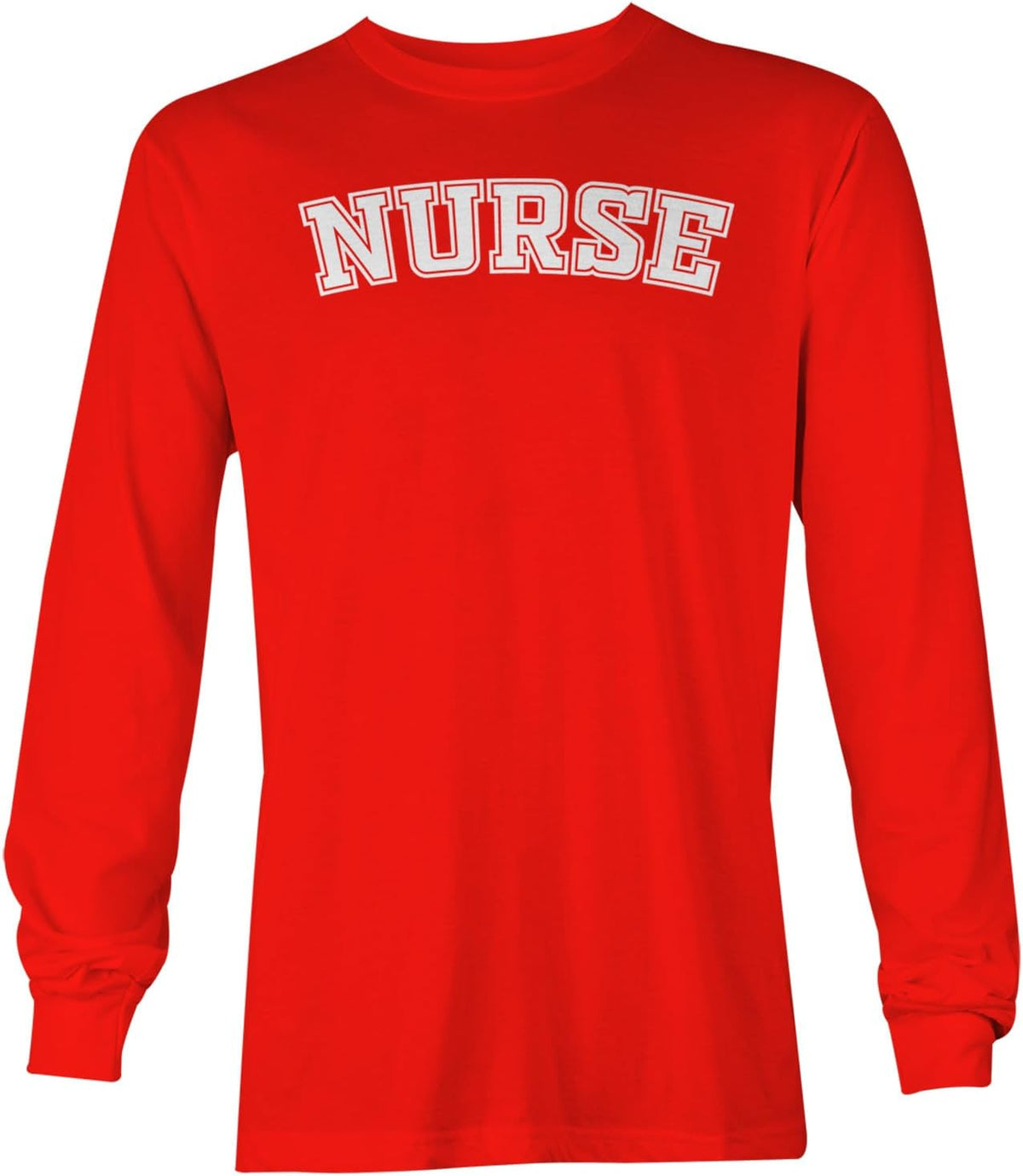 Tcombo Nurse - Registered Nursing RN Unisex Long Sleeve Shirt - Red