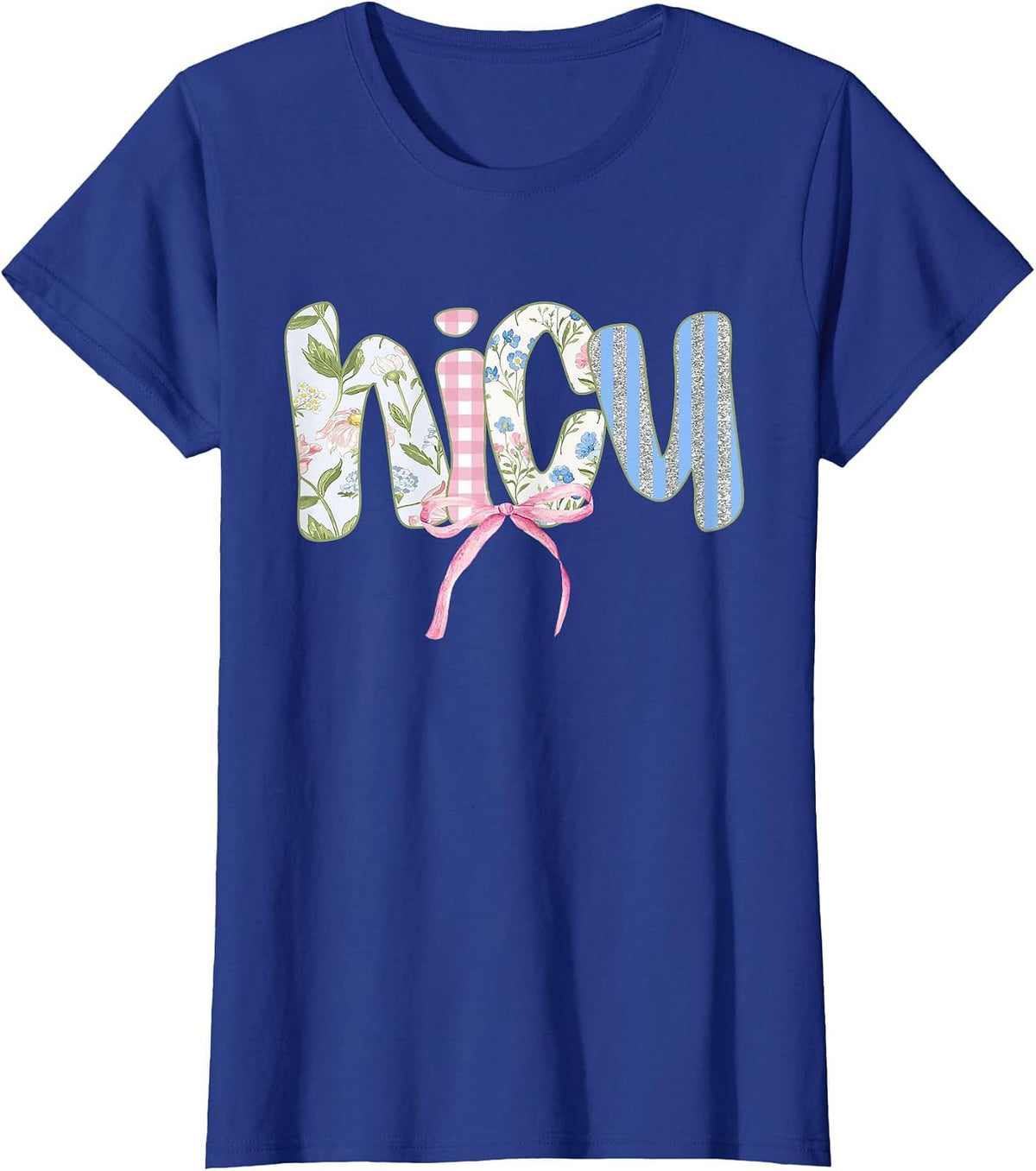 Nursing NICU Neonatal Intensive Care Nurse Practitioner T-Shirt - Royal Blue