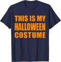 Official This is My Halloween Costume T-Shirt Kids Men Women T-Shirt - Navy Blue