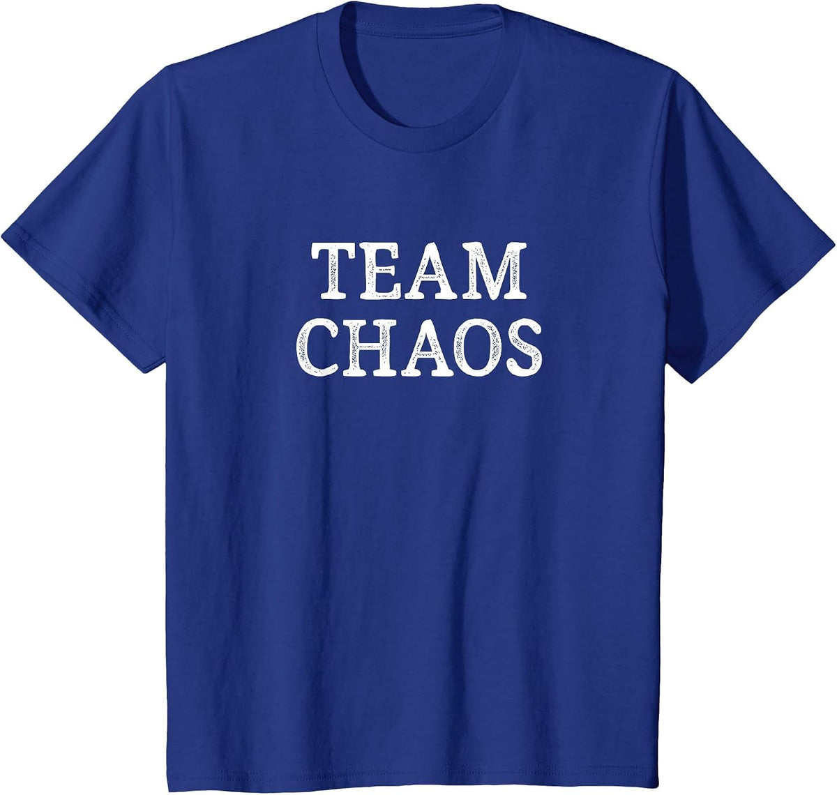 Team Chaos - Vintage Style - T-Shirt - Royal Blue