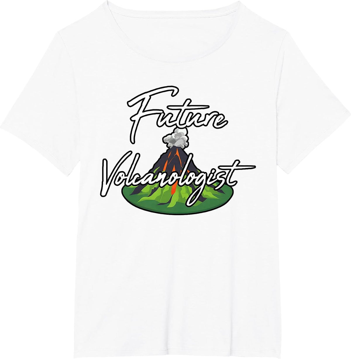 Future Volcanologist Lava Geologists Student Volcano Lover T-Shirt - White
