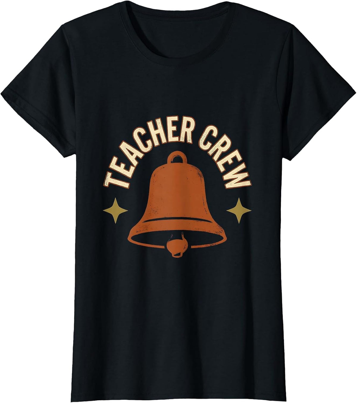 Teacher Crew Vintage Teacher Team Spirit Back To School T-Shirt - Black