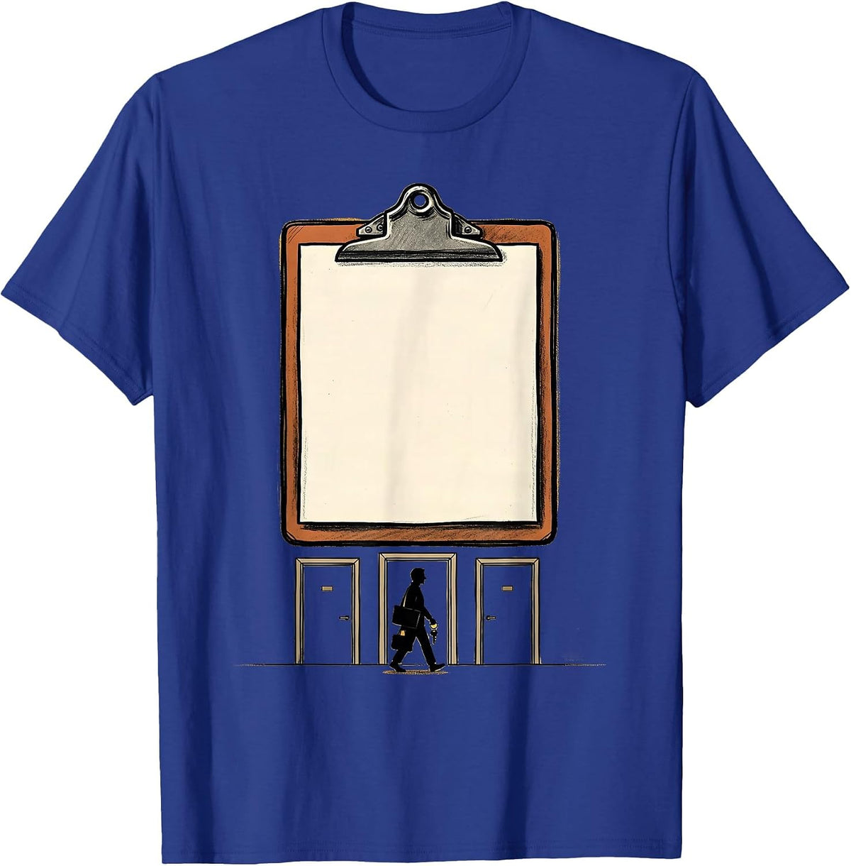 Social Worker Home Visits Humor Funny Practitioner T-Shirt - Royal Blue