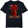 Marvel Deadpool Comic Halloween Costume T-Shirt - Black