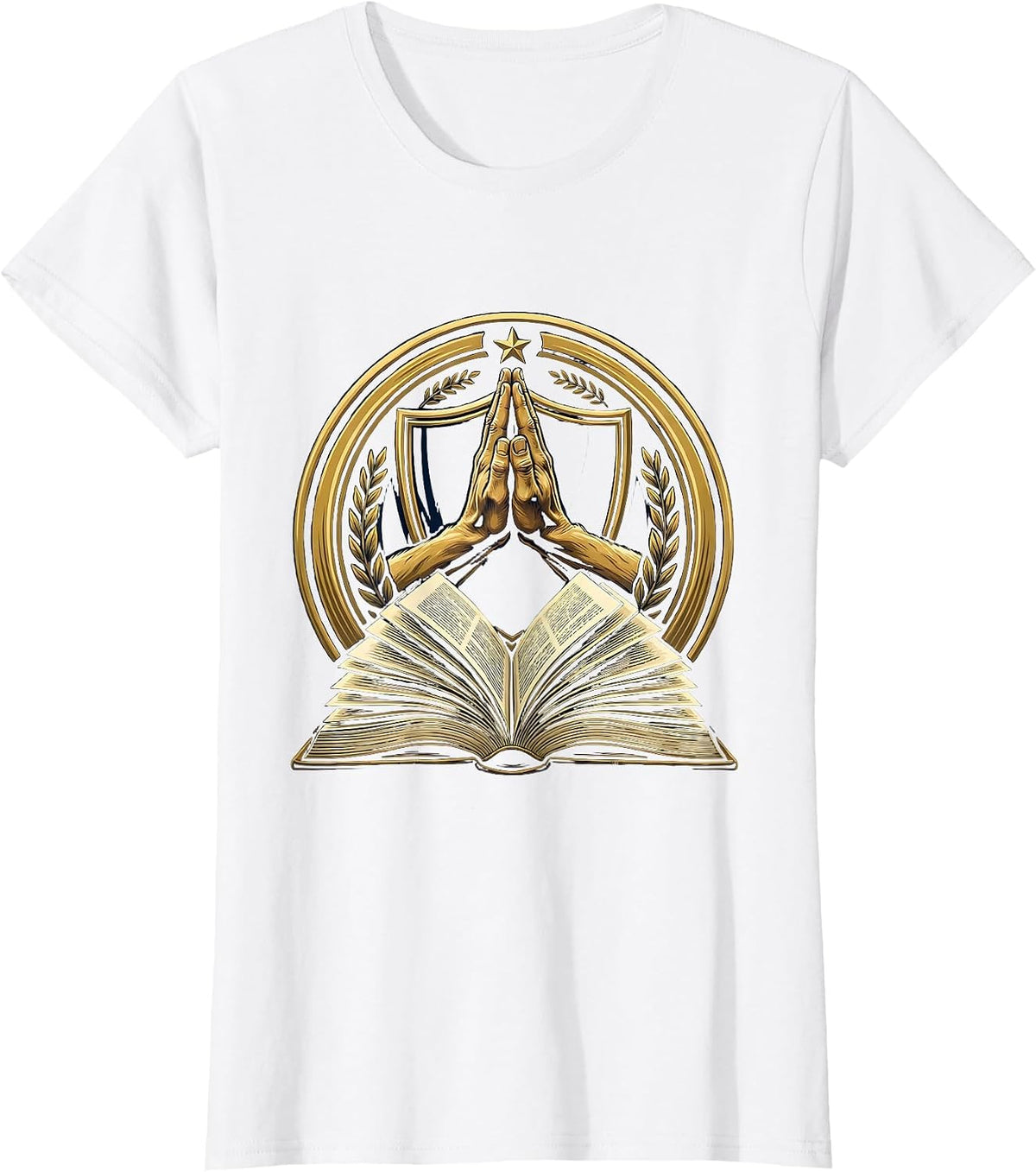 Special Education Teacher High Five Book Graphic T-Shirt - White