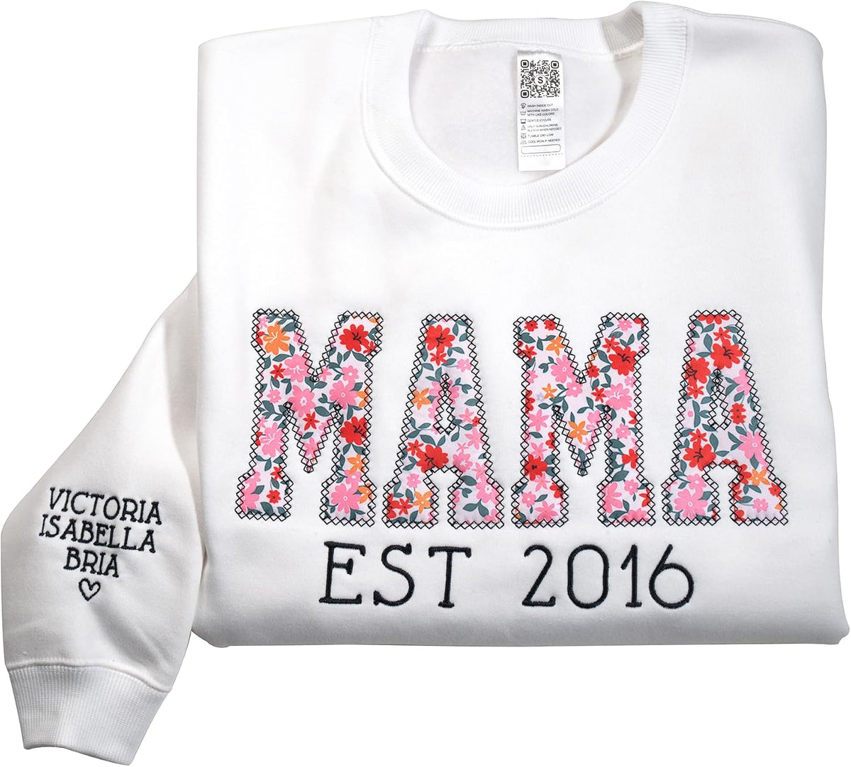 Embroidered Sweatshirt - Grandma Shirt for Mothers Day - A07