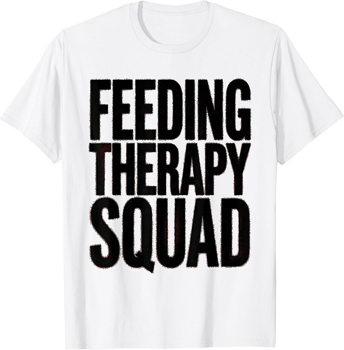 Men's Feeding Therapy Squad Speech Pathology Design T-Shirt - White