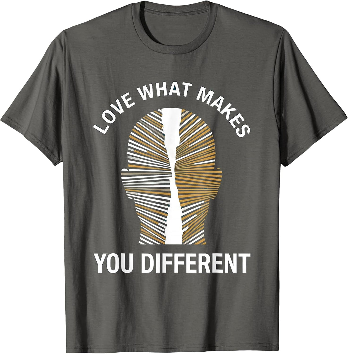 Love What Makes You Different Special Ed Teacher T-Shirt - Asphalt Grey