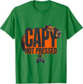 Men's Capy, Not Pressed Funny Capybara Gaming Meme Youth Humor T-Shirt - Kelly Green