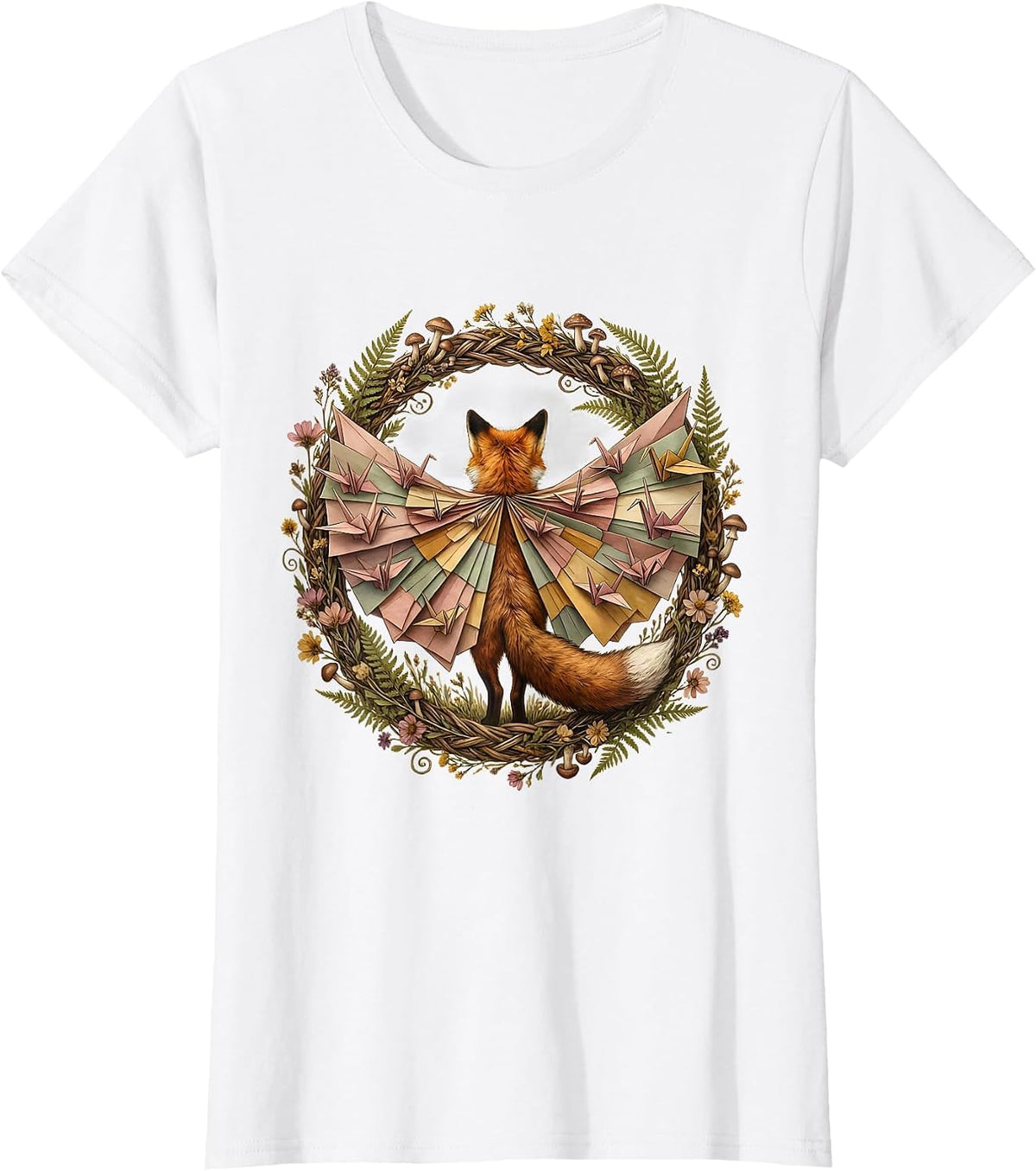 Women's Social Worker Superhero Cape Graphic Design T-Shirt - White