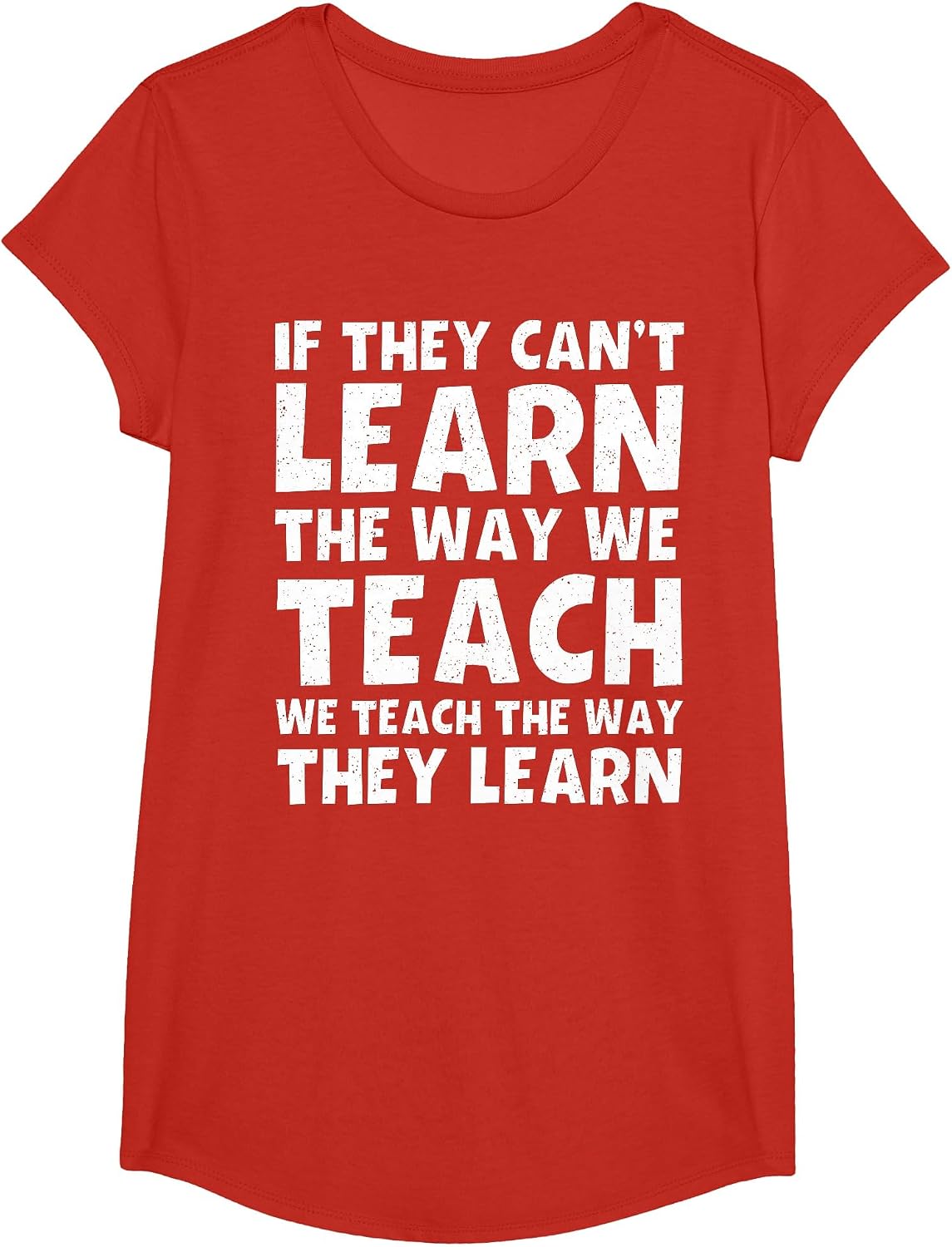 Cool SPED Teacher Design for Men Women Special Ed Teacher T-Shirt - Girls Red