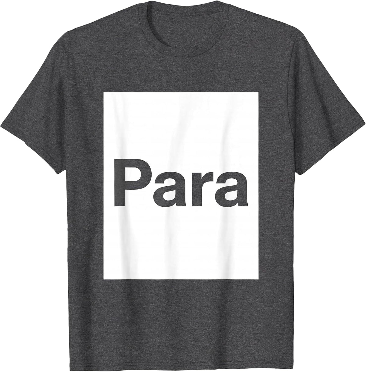 Men's Para Funny Paraprofessional Teacher Aide Appreciation Gift T-Shirt - Dark Heather Grey