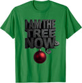 Men's I Am The Tree Now Funny Chameleon Christmas Fantasy Creature T-Shirt - Kelly Green