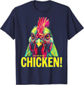 You Took The Hint — Chicken! Funny Chicken Lover Novelty T-Shirt - Navy Blue