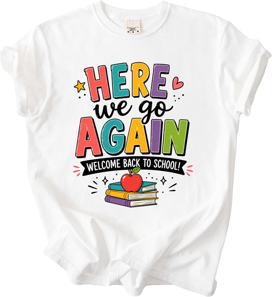 Let Us Have A Good Day Graphic Tee, Retro Classroom Doodles Sub Theme Graphic Shirt, Teacher Gift T Shirt for Men Women -