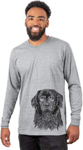 Aviator Jinx the Newfoundland Dog Triblend T-Shirt - Unisex Unisex Long Sleeve