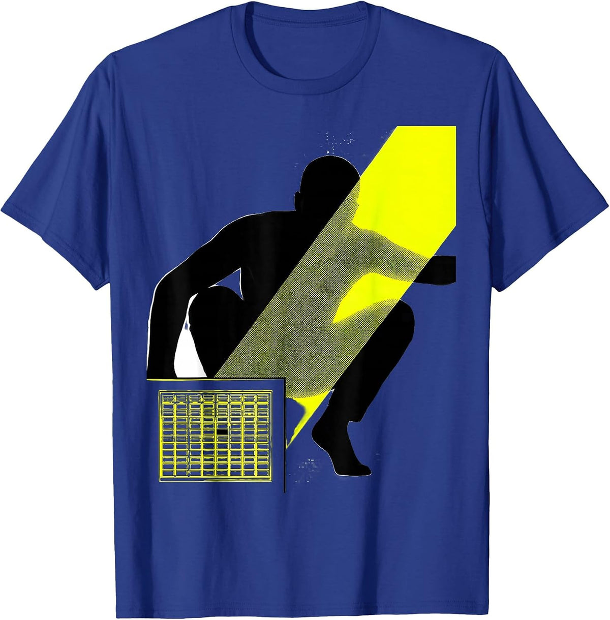 Men's Support Squad Paraprofessional Teacher Appreciation T-Shirt - Royal Blue