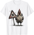 Men's Chicken Butt Funny Chicken Lover Gift T-Shirt - White