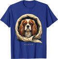 Cav's Blanket Mayor Funny Cavalier King Charles Spaniel Dog T-Shirt - Royal Blue