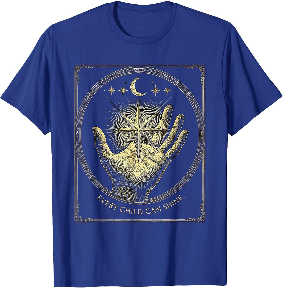 Every Child Can Shine Special Education Teacher T-Shirt - Royal Blue