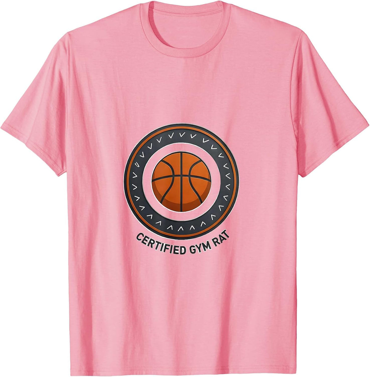 Men's Certified Gym Rat Funny Sports Fan Team Player Gift T-Shirt - Pink