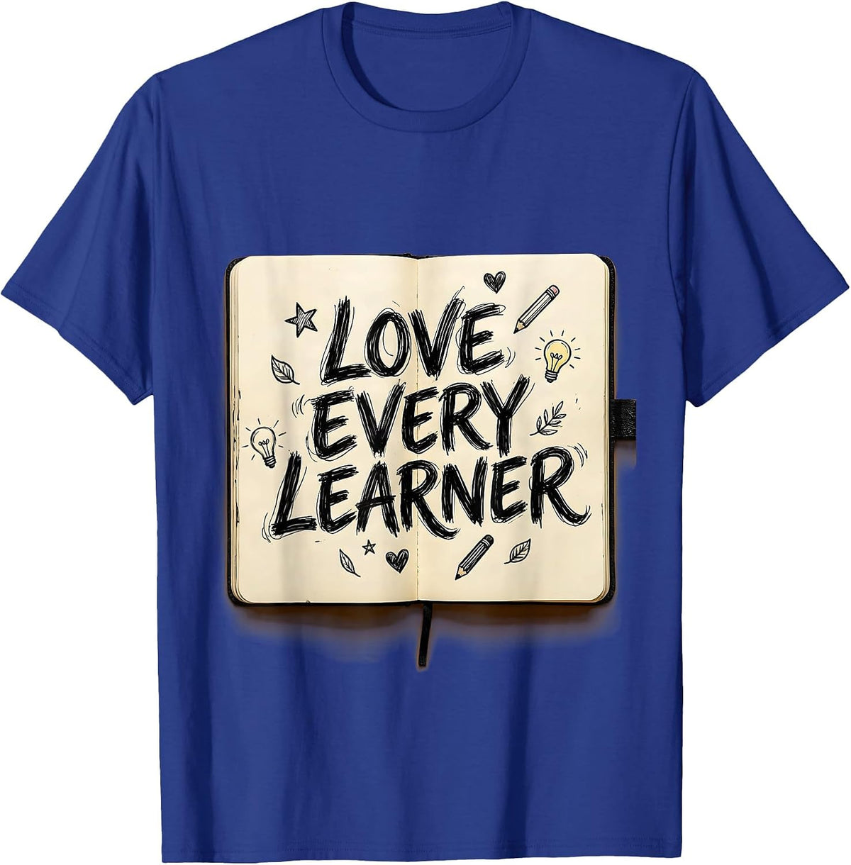 Men's Love Every Learner Special Education Design T-Shirt - Royal Blue