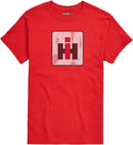 International Harvester - IH Logo Distressed - Mens Short Sleeve Tee - Red