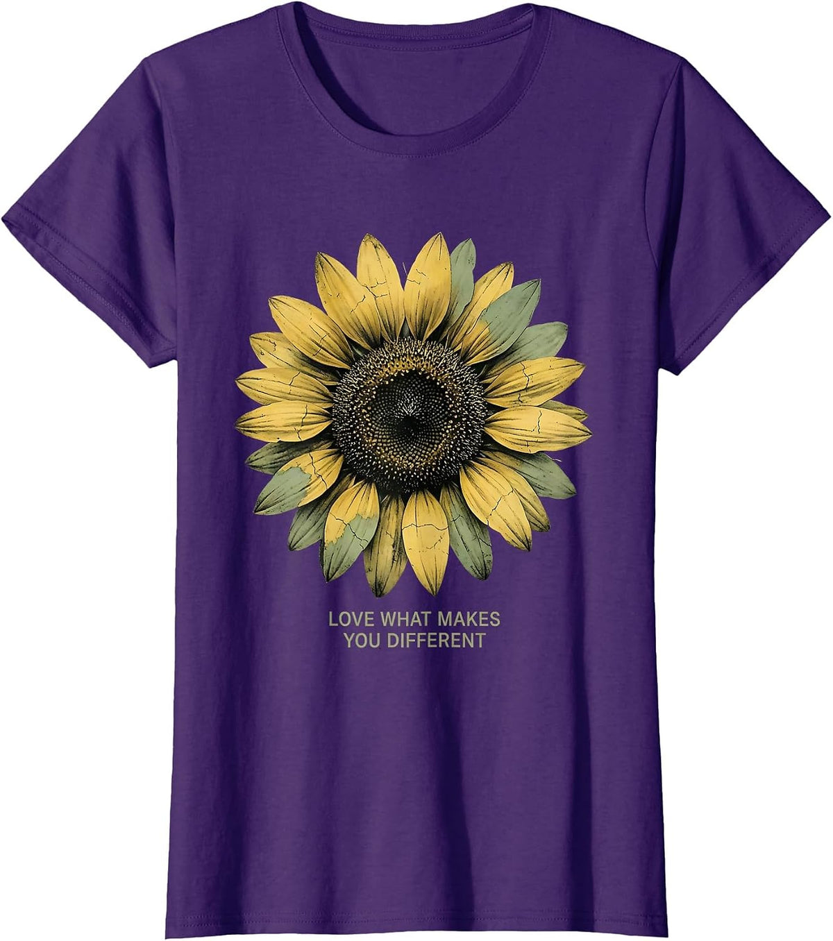 Women's Love What Makes You Different Sped Teacher T-Shirt - Purple