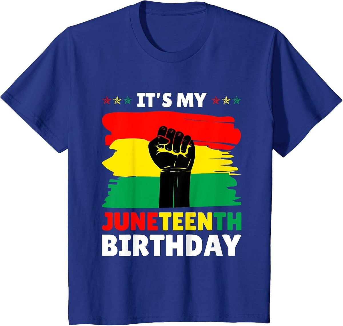 It's My Juneteenth Birthday 2024 T-Shirt - Royal Blue