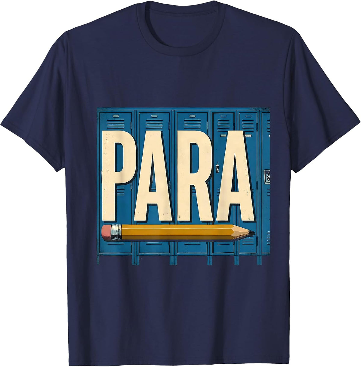 Para Funny Paraprofessional Paraeducator Teacher T-Shirt - Navy Blue