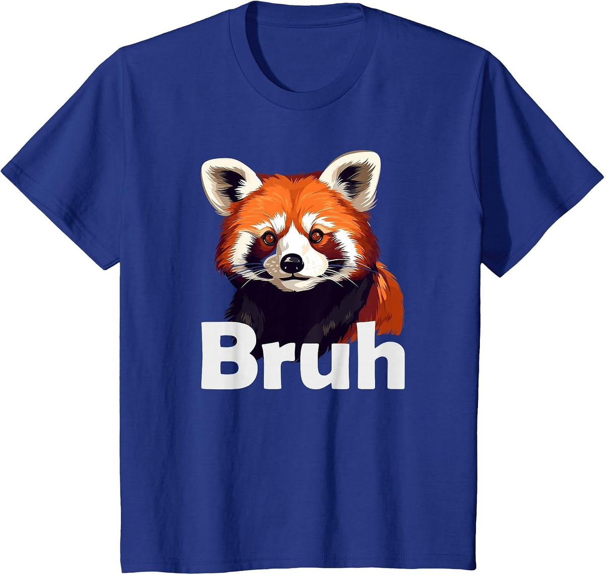 Red Panda Bruh T-Shirt - Royal Blue