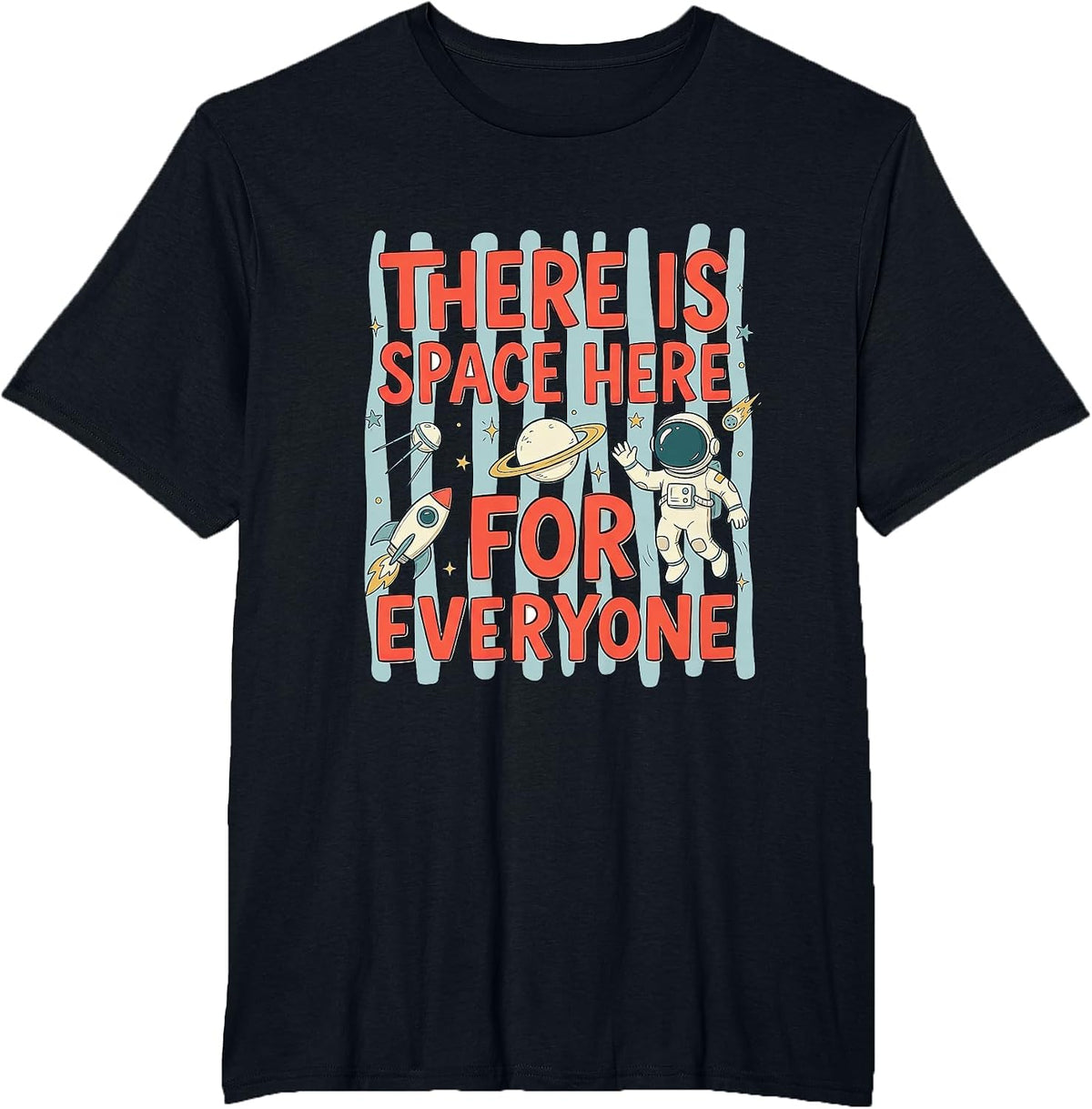 There is Space Here for Everyone Special Education Teacher T-Shirt - Black