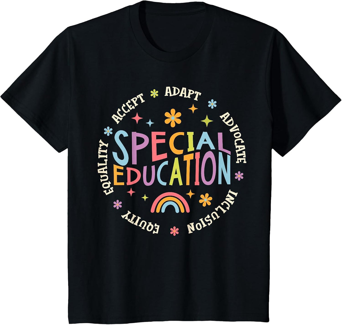 Special Education Teacher Autism Awareness for Men Women T-Shirt - Black