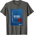 Retired Not Expired Vintage Veteran Military Pride T-Shirt - Asphalt Grey