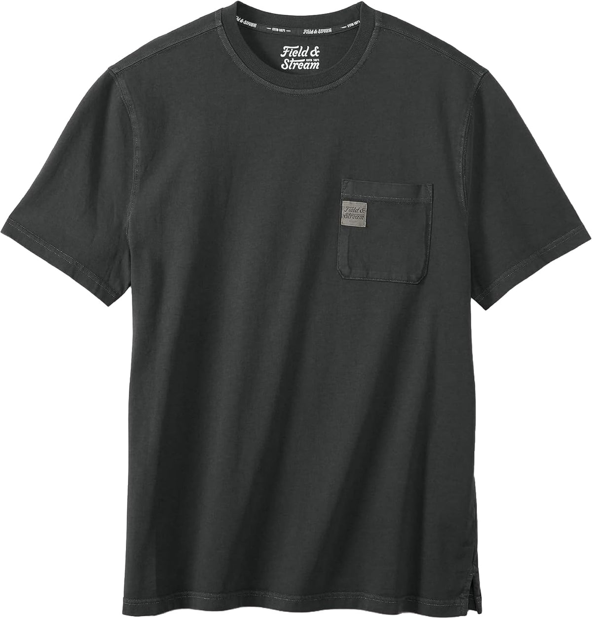 Field & Stream Men's Flush Out Short Sleeve Pocket Tee Shirt - Black